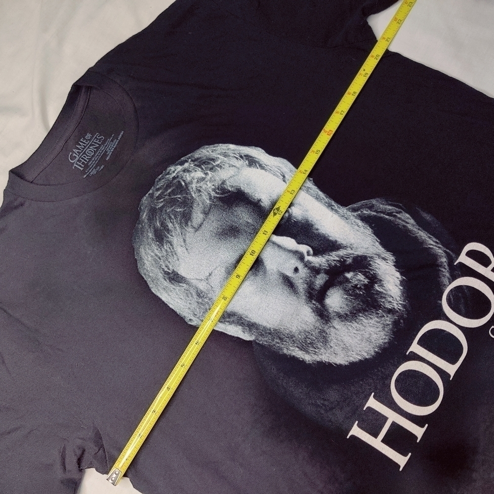 Game of Thrones Hodor Tee Shirt T-shirt Black Mens Sz Large NEW w/ Tags - Picture 7 of 10